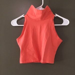 Turtle neck crop top